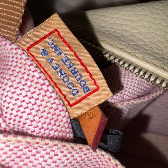 Dooney & Bourke Cream and Brown Shoulder Bag - Picture 4 of 13